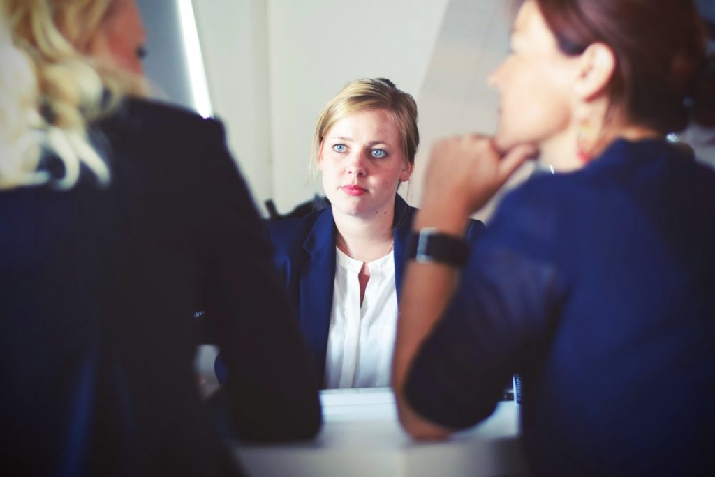 HR meeting between staff