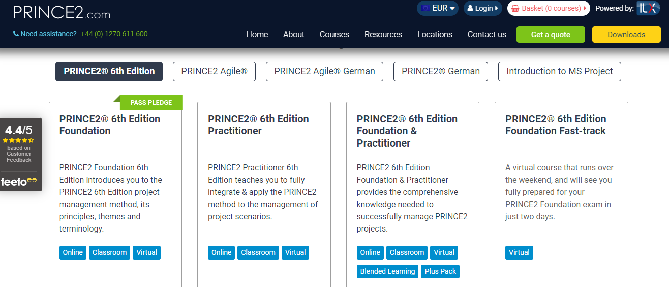 prince2 certification project management