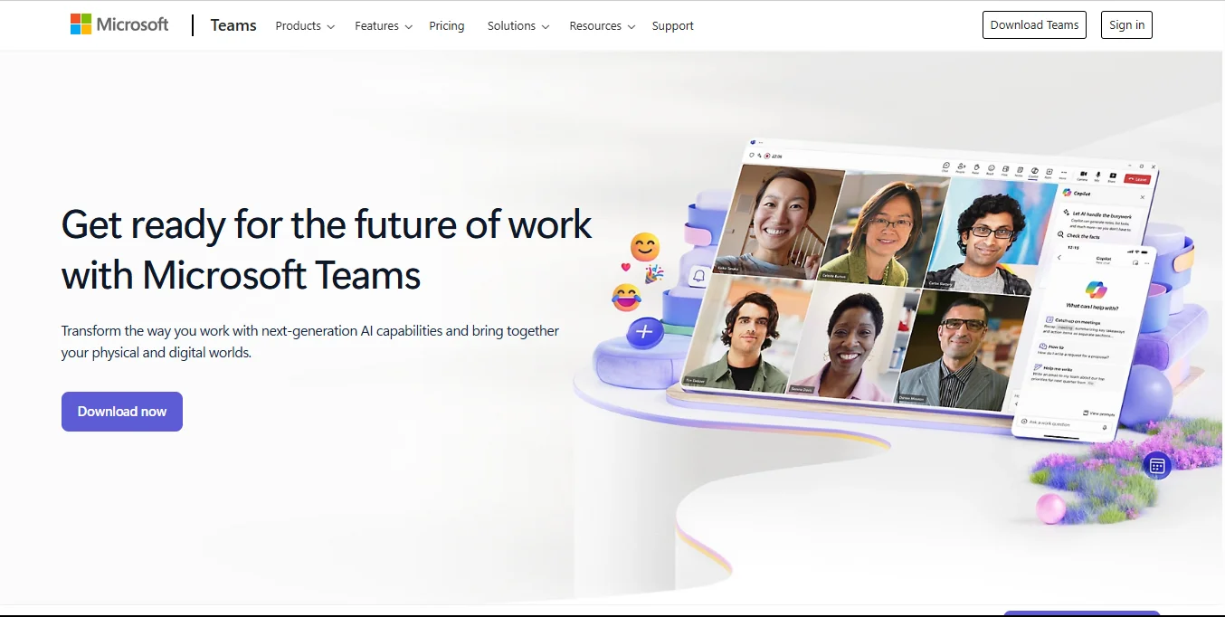 Internal communication tools Microsoft Teams